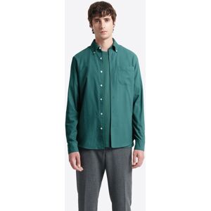 Devred - Chemise slim en coton esprit flanelle vert mer L - Publicité Devred - Chemise slim en coton esprit flanelle vert mer L - Publicité