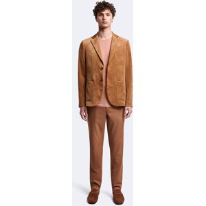 Devred - Chino en coton mélangé uni roux 42 - Publicité Devred - Chino en coton mélangé uni roux 42 - Publicité