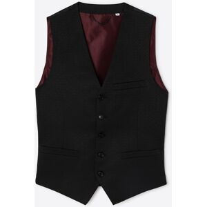 Devred - Gilet de costume fantaisie en jacquard noir L - Publicité Devred - Gilet de costume fantaisie en jacquard noir L - Publicité