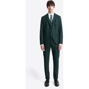 Devred - Pantalon de costume taille élastiquée vert profond 36 - Publicité Devred - Pantalon de costume taille élastiquée vert profond 36 - Publicité