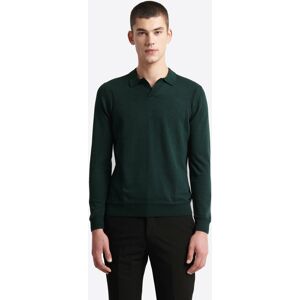 Devred - Pull à col derby en coton mélangé vert profond XXL - Publicité Devred - Pull à col derby en coton mélangé vert profond XXL - Publicité