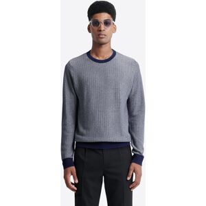 Devred - Pull col rond en Coton & Viscose bleu royal S - Publicité Devred - Pull col rond en Coton & Viscose bleu royal S - Publicité