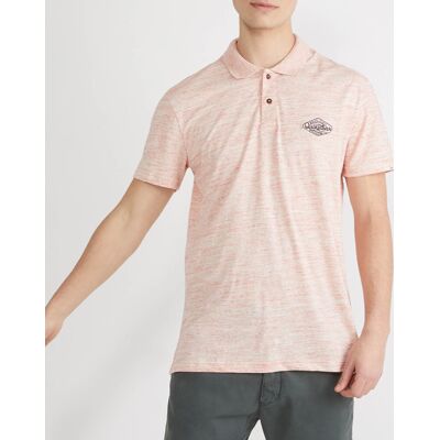 Quiksilver - Polo Kalbarri orange chiné XS - Publicité Quiksilver - Polo Kalbarri orange chiné XS - Publicité