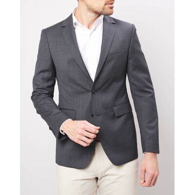 Comptoir GL - Veste de costume 100% Laine Marino Vume Dormeuil gris/bleu 46 - Publicité Comptoir GL - Veste de costume 100% Laine Marino Vume Dormeuil gris/bleu 46 - Publicité
