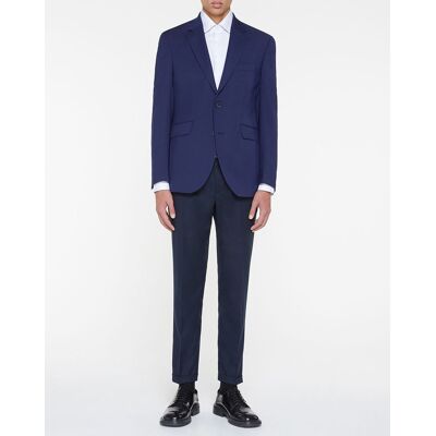Hackett London - Veste de Costume en Laine mélangée bleue 36 - Publicité Hackett London - Veste de Costume en Laine mélangée bleue 36 - Publicité