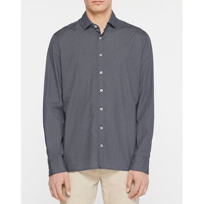 Hackett London - Chemise Slim Fit à imprimé fantaisie bleu foncé XXXL - Publicité Hackett London - Chemise Slim Fit à imprimé fantaisie bleu foncé XXXL - Publicité