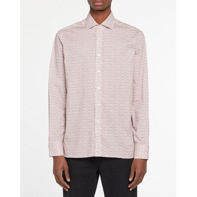 Hackett London - Chemise Slim Fit imprimée blanc/multicolore L - Publicité Hackett London - Chemise Slim Fit imprimée blanc/multicolore L - Publicité
