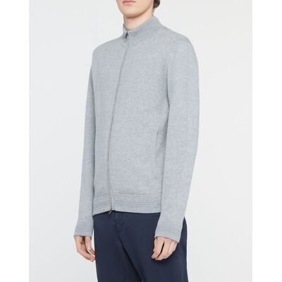 Hackett London - Gilet Jersey zippé gris XXXL - Publicité Hackett London - Gilet Jersey zippé gris XXXL - Publicité