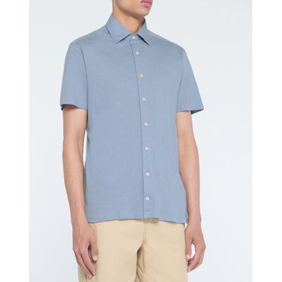 Hackett London - Chemise en Lin mélangé Slim Fit Polo Piqué bleu clair XXXL - Publicité Hackett London - Chemise en Lin mélangé Slim Fit Polo Piqué bleu clair XXXL - Publicité