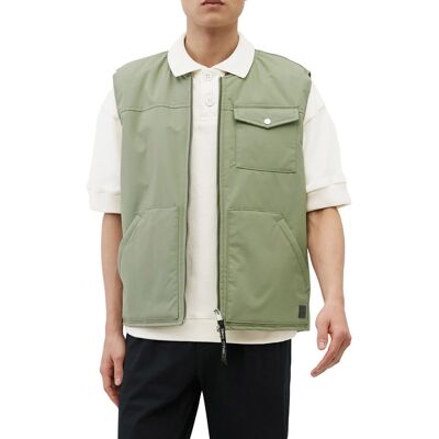 Marc O'Polo - Blouson Sans manches Ecodown kaki clair L - Publicité Marc O'Polo - Blouson Sans manches Ecodown kaki clair L - Publicité