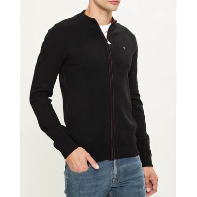 Kaporal 5 - Gilet zippé Dinar noir S - Publicité Kaporal 5 - Gilet zippé Dinar noir S - Publicité