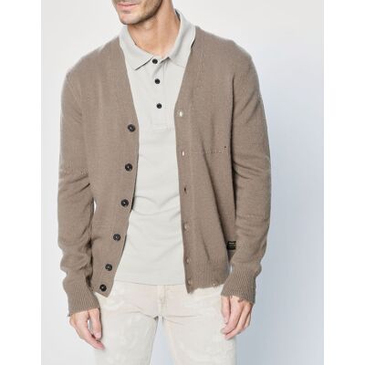 Replay - Gilet en Laine mélangée Tailored marron clair M - Publicité Replay - Gilet en Laine mélangée Tailored marron clair M - Publicité