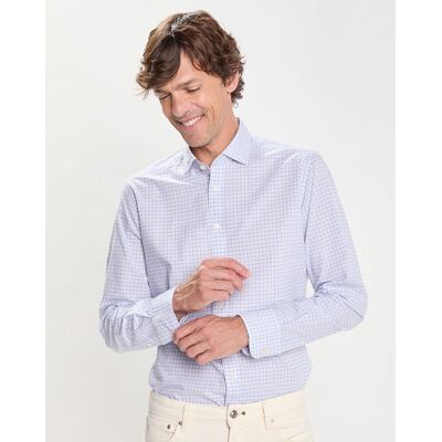 Hackett London - Chemise Slim Fit à carreaux bleue XXL - Publicité Hackett London - Chemise Slim Fit à carreaux bleue XXL - Publicité