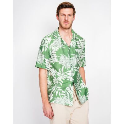 Secret du Lin - Chemise en Lin mélangé Noah verte XXXL - Publicité Secret du Lin - Chemise en Lin mélangé Noah verte XXXL - Publicité