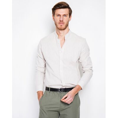 Secret du Lin - Chemise 100% Lin Sohan blanche L - Publicité Secret du Lin - Chemise 100% Lin Sohan blanche L - Publicité