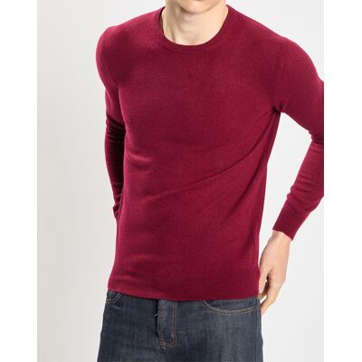 Galeries Lafayette - Pull 100% Cachemire Nachron col ras du cou bordeaux XXL - Publicité Galeries Lafayette - Pull 100% Cachemire Nachron col ras du cou bordeaux XXL - Publicité