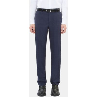 The Kooples - Pantalon de costume Prince de Galles en laine marine 44 - Publicité The Kooples - Pantalon de costume Prince de Galles en laine marine 44 - Publicité