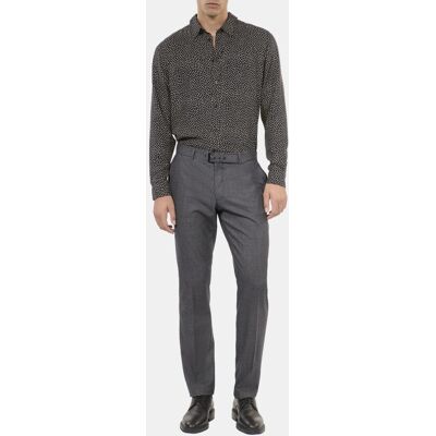 The Kooples - Pantalon de costume pied de poule noir et gris 48 - Publicité The Kooples - Pantalon de costume pied de poule noir et gris 48 - Publicité