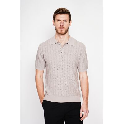 Secret du Lin - Pull-over en coton Bruno beige L - Publicité Secret du Lin - Pull-over en coton Bruno beige L - Publicité