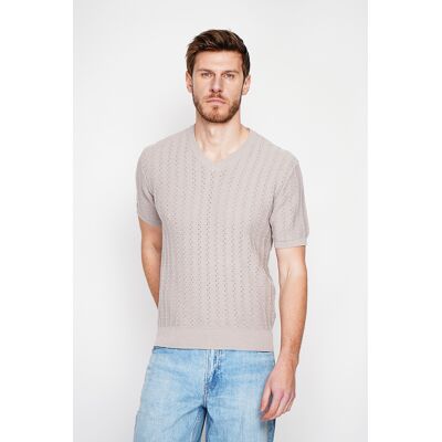 Secret du Lin - Pull-over en coton Florent beige XXL - Publicité Secret du Lin - Pull-over en coton Florent beige XXL - Publicité