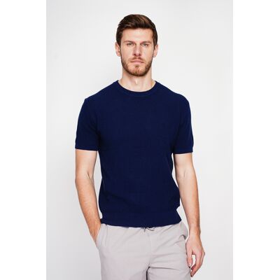 Secret du Lin - Pull-over en coton Gérvasius marine XXL - Publicité Secret du Lin - Pull-over en coton Gérvasius marine XXL - Publicité
