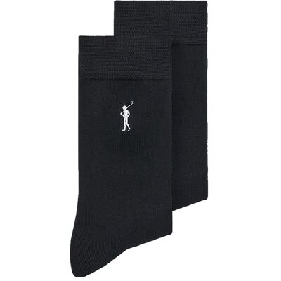 Polo Club - Lot de 2 chaussettes en coton Anis noires T.36/39 - Publicité Polo Club - Lot de 2 chaussettes en coton Anis noires T.36/39 - Publicité