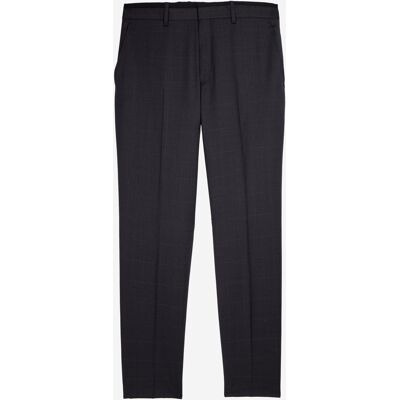 The Kooples - Pantalon de costume à carreaux dark grey 48 - Publicité The Kooples - Pantalon de costume à carreaux dark grey 48 - Publicité