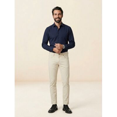 Hackett London - Jean Slim Fit Uni écru 32 - Publicité Hackett London - Jean Slim Fit Uni écru 32 - Publicité