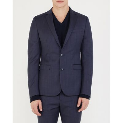 Comptoir GL - Veste de costume 100% Laine Mira Vume micro points bleu marine 46 - Publicité Comptoir GL - Veste de costume 100% Laine Mira Vume micro points bleu marine 46 - Publicité