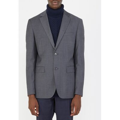 Comptoir GL - Veste de costume en Laine mélangée Meda Vume grise 46 - Publicité Comptoir GL - Veste de costume en Laine mélangée Meda Vume grise 46 - Publicité