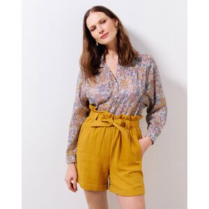 Caroll - Chemise en Voile de Coton Céleste imprimée céladon XS - Publicité Caroll - Chemise en Voile de Coton Céleste imprimée céladon XS - Publicité