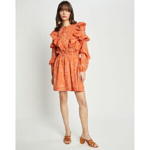 Roseanna - Robe Mini imprimée orange 40 - Publicité Roseanna - Robe Mini imprimée orange 40 - Publicité