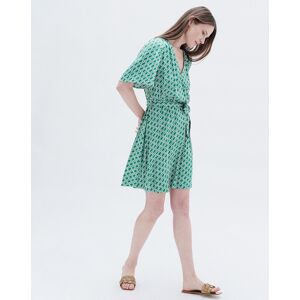 Caroll - Robe Rmarilou imprimée géométrique chlorophylle 42 - Publicité Caroll - Robe Rmarilou imprimée géométrique chlorophylle 42 - Publicité