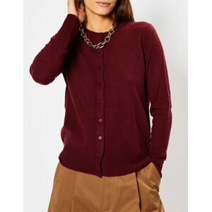 Galeries Lafayette - Cardigan 100% Cachemire Yacao col rond rouge foncé XS - Publicité Galeries Lafayette - Cardigan 100% Cachemire Yacao col rond rouge foncé XS - Publicité