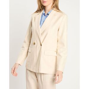 Scotch & Soda - Blazer en Lin mélangé écru L - Publicité Scotch & Soda - Blazer en Lin mélangé écru L - Publicité
