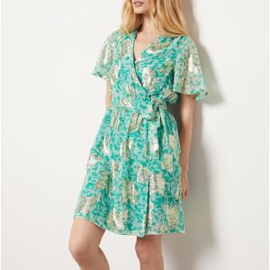 Etam - Robe Uria imprimé argenté bleu S - Publicité Etam - Robe Uria imprimé argenté bleu S - Publicité