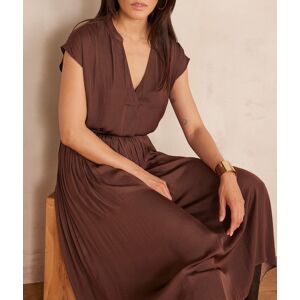 Maison 123 - Blouse Phany Bl Uni chocolat XS - Publicité Maison 123 - Blouse Phany Bl Uni chocolat XS - Publicité