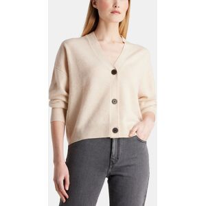 Galeries Lafayette - Cardigan court Tabiola laine et cachemire responsable beige clair XL - Publicité Galeries Lafayette - Cardigan court Tabiola laine et cachemire responsable beige clair XL - Publicité