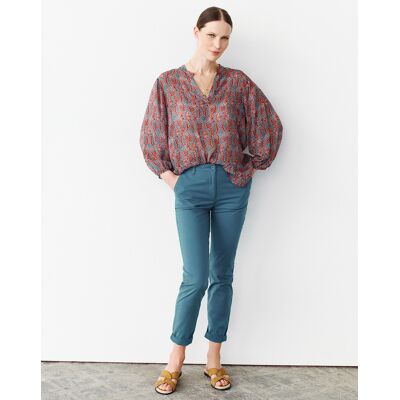 Caroll - Pantalon chino Adelmo B pacific 34 - Publicité Caroll - Pantalon chino Adelmo B pacific 34 - Publicité