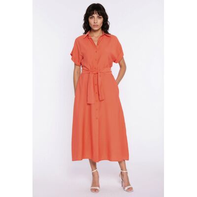Nife - Robe Nelyra orange T.36/38 - Publicité Nife - Robe Nelyra orange T.36/38 - Publicité