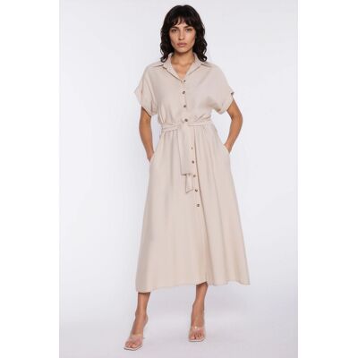 Nife - Robe Ylora beige T.36/38 - Publicité Nife - Robe Ylora beige T.36/38 - Publicité