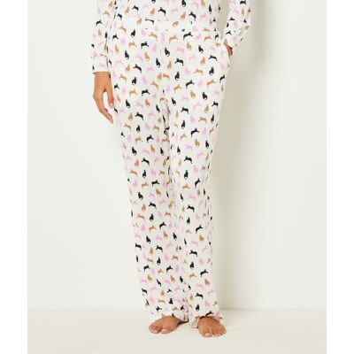 Etam - Pantalon Camona ecru S - Publicité Etam - Pantalon Camona ecru S - Publicité