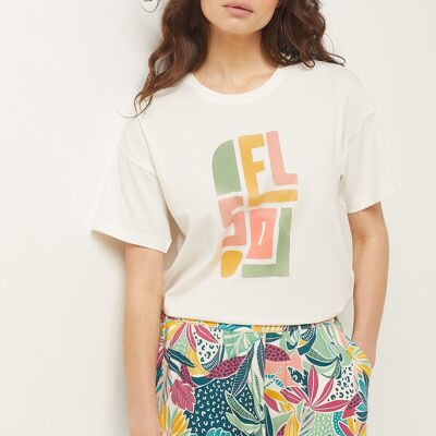 Etam - T-Shirt Brooke écru XS - Publicité Etam - T-Shirt Brooke écru XS - Publicité