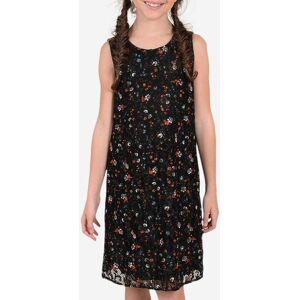 Molly Bracken - Robe droite fluide imprimé floral noire T.8/10A - Publicité Molly Bracken - Robe droite fluide imprimé floral noire T.8/10A - Publicité
