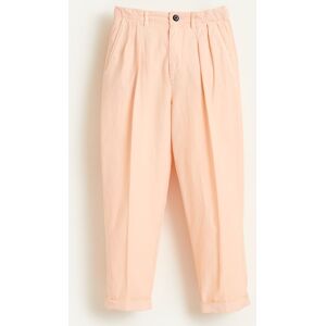 Bellerose - Pantalon Peaches à pinces rose saumon 6 A - Publicité Bellerose - Pantalon Peaches à pinces rose saumon 6 A - Publicité