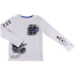 Pepe Jeans - T-Shirt en Coton print Grafitty blanc 14 A - Publicité Pepe Jeans - T-Shirt en Coton print Grafitty blanc 14 A - Publicité