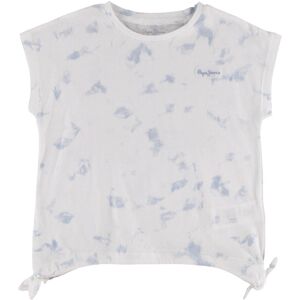Pepe Jeans - T-Shirt en Coton Hilary tie & dye blanc/bleu 16 A - Publicité Pepe Jeans - T-Shirt en Coton Hilary tie & dye blanc/bleu 16 A - Publicité