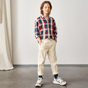 Bellerose - Pantalon en Toile de coton Painter blanc cassé 4 A - Publicité Bellerose - Pantalon en Toile de coton Painter blanc cassé 4 A - Publicité