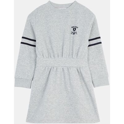 Galeries Lafayette & Kids - Robe en Coton molletonné Alexa gris chiné 8 A - Publicité Galeries Lafayette & Kids - Robe en Coton molletonné Alexa gris chiné 8 A - Publicité