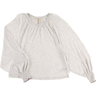 Bellerose - T-Shirt Molly écru chiné T.S/16A - Publicité Bellerose - T-Shirt Molly écru chiné T.S/16A - Publicité